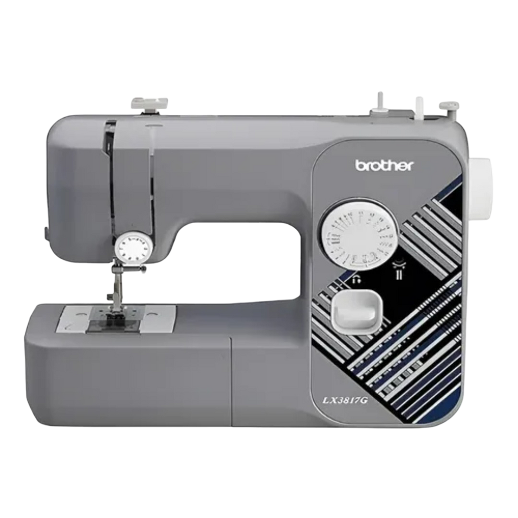 MAQUINA FAMILIAR 17 PUNTADAS GRIS	LX3817G