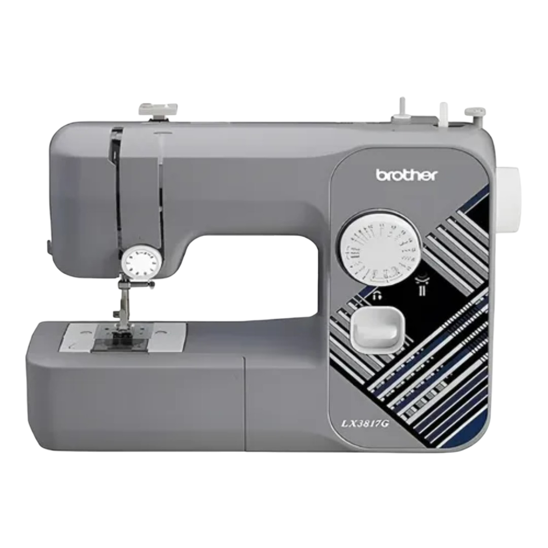 MAQUINA FAMILIAR 17 PUNTADAS GRIS	LX3817G
