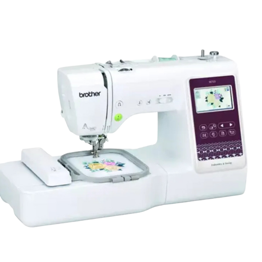 MAQUINA BORDADORA AREA 10X10 Y DE COSER CON 103 TIPOS SE725
