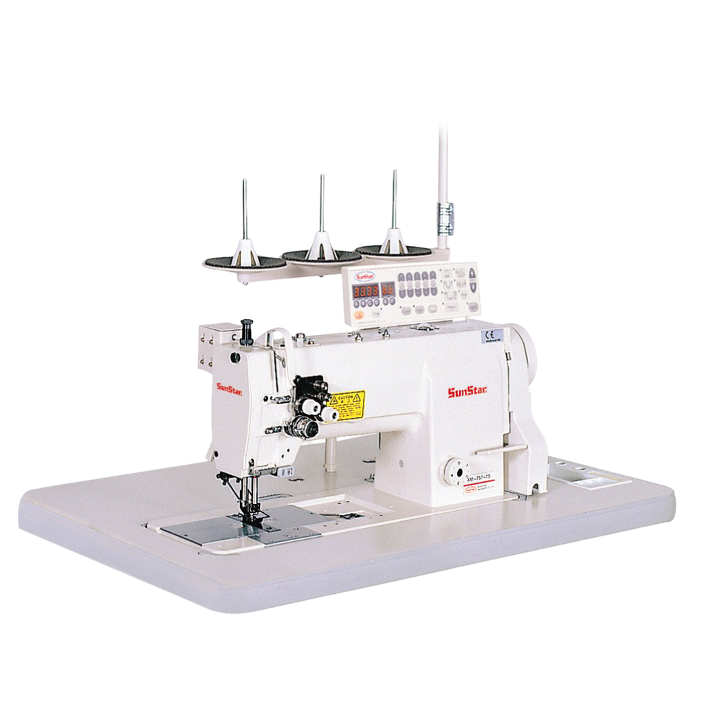 MAQUINA DOS AGUJAS KM-757BL