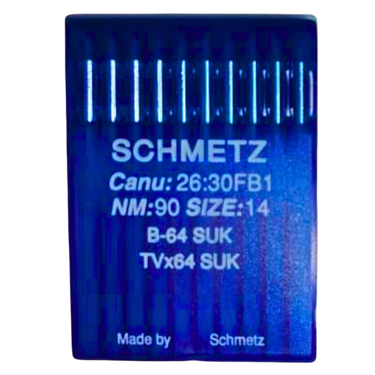 Agujas Industriales B-64 SUK / TVx64 SUK – Nm 90 (Tamaño 14)