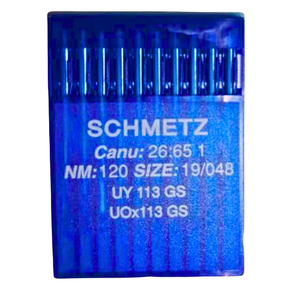 Agujas Industriales SCHMETZ UY 113 GS / UOx113 GS – Nm 120 (Tamaño 19/048)