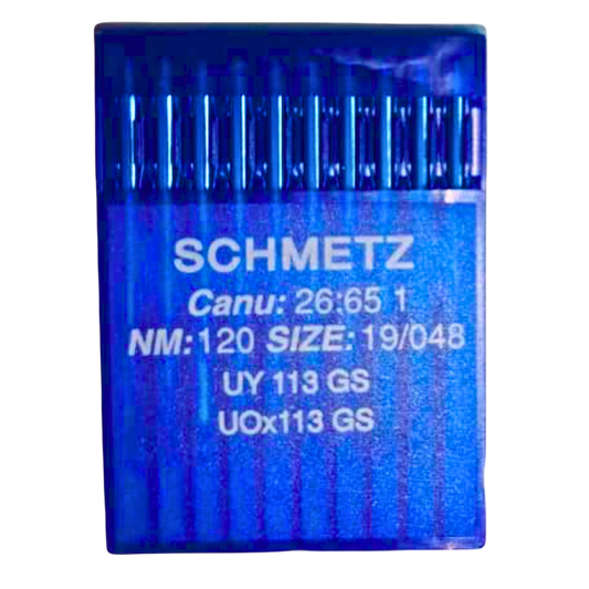 Agujas Industriales SCHMETZ UY 113 GS / UOx113 GS – Nm 120 (Tamaño 19/048)