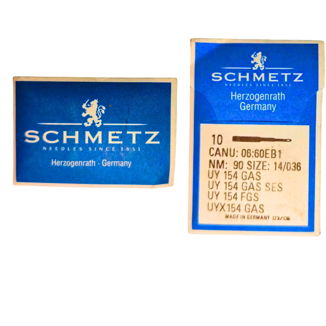 Agujas Industriales SCHMETZ UY 154 GHS / UY 154 GJS / UYX154 GHS – Nm 80 (Tamaño 12/032) (Copy)