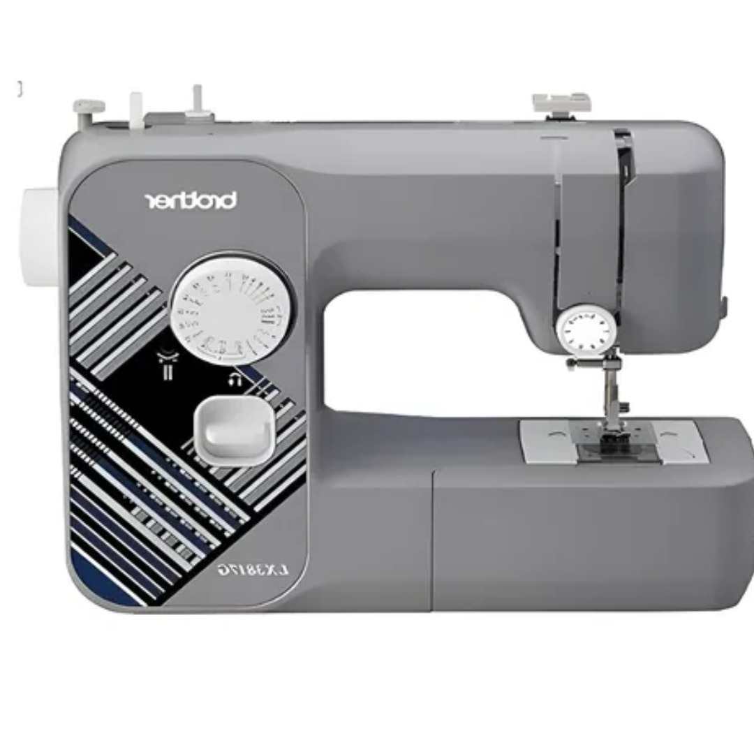 MAQUINA FAMILIAR 17 PUNTADAS GRIS	LX3817G