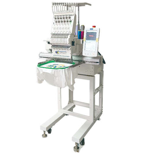Bordadora Industrial DIWI DW1201 Serie PRO 1 Cabeza 12 Agujas 220x300 mm