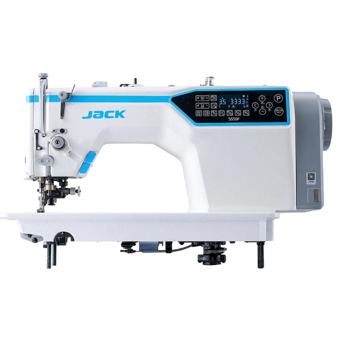 Jack JK-5559F-W (1/4) Máquina de Coser Pespunte con Cuchilla de Recorte